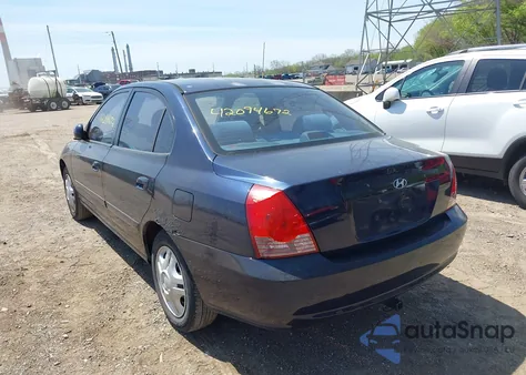 2005 Hyundai Elantra Gls/Gt from USA, damaged, VIN KMHDN46D35U134775
